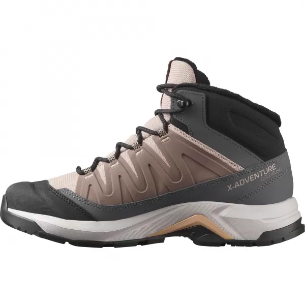  Dámske topánky SALOMON X-ADVENTURE COLDRUSH WATERPROOF W ETHEREA/ŽELEZNÁ/MAHAGÓNOVÁ RUŽA 