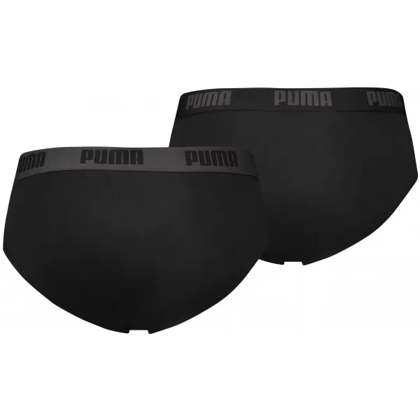  Mužské nohavičky PUMA BASIC BRIEF 2P 88910006 ČIERNA/ČIERNA 
