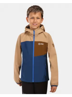 Detská softshellová bunda KILPI RAVIO-J ZJ0105KI TMAVO MODRÁ