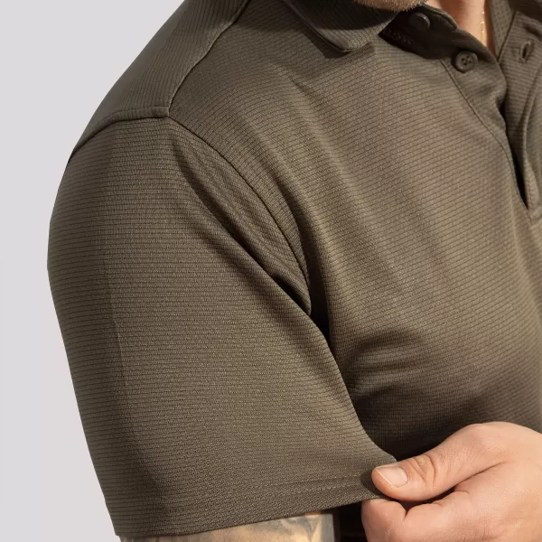  Pánske tričko s golierom PENTAGON VANQUISH POLO SHIRT K09048 HNEDÁ ŠEDÁ 
