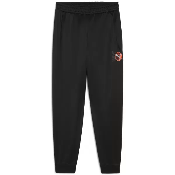  Sledovacie smerovače PUMA ACTIVE SPORTS GRAPHIC POLY PANTS B 52769301 PUMA BLACK 
