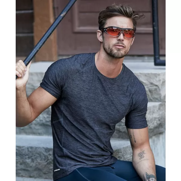  Pánske tričko TEE JAYS | TJ 7020 NAVY MELANGE 