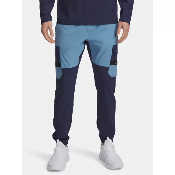  Pánske športové nohavice UNDER ARMOUR UA TECH UTILITY WOVEN PANT 6004966-403 MODRÁ 