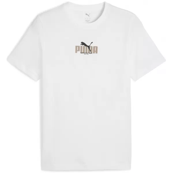  Tričko PUMA GRAPHIC PUMOVÁ BIELA 