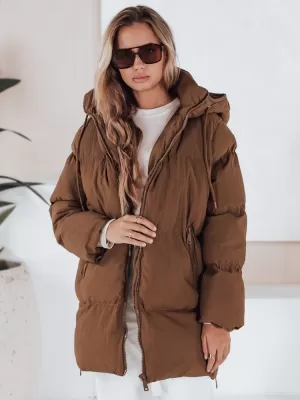 Dámska bunda DSTREET TY3245 KARAMEL