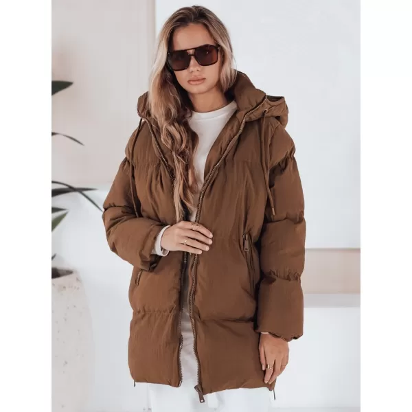  Dámska bunda DSTREET TY3245 KARAMEL 
