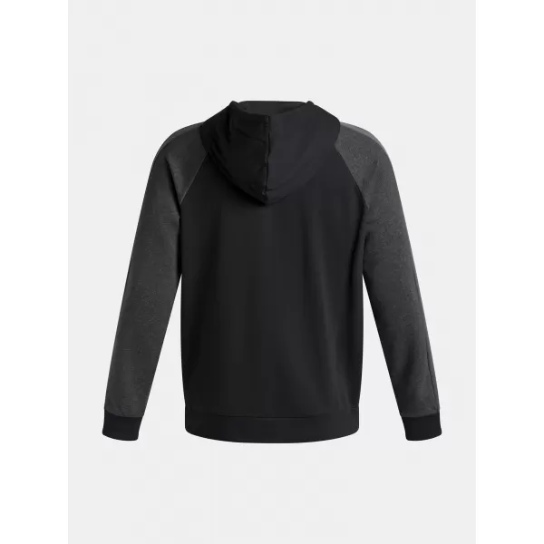  Pánska mikina UNDER ARMOUR RIVAL FLC CB HOOD ČIERNA 