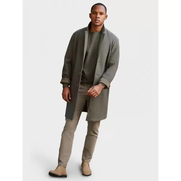  Pánsky kabát OMBRE OM-COWC-0104-new GRAFIT/KHAKI 
