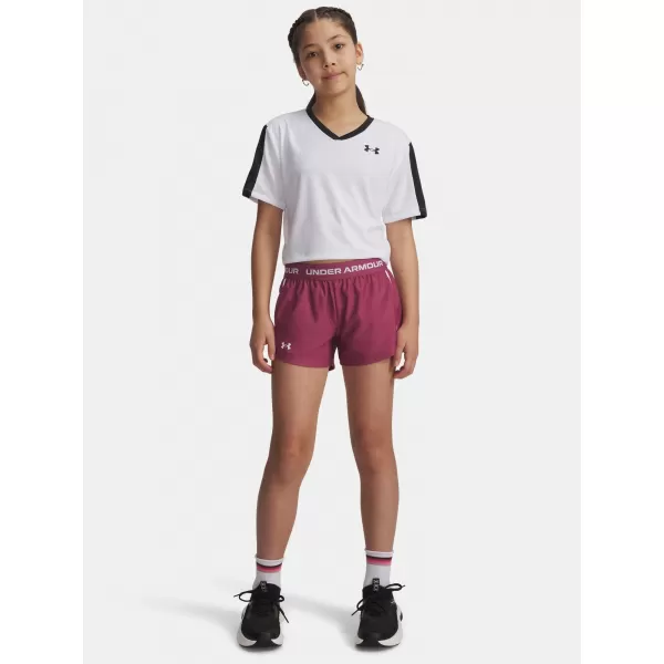  Dievčenské šortky UNDER ARMOUR G TECH PLAY UP SHORT 1390075-659 ČERVENÁ 
