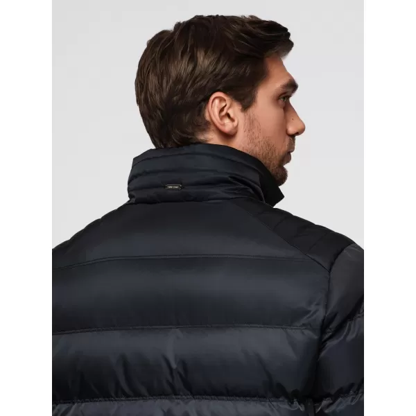  Pánska bunda OMBRE OM-JALP-0218 ČIERNA 