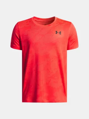 Chlapčenské tričko UNDER ARMOUR UA TECH VENT JCQRD SS 1390019-713 ČERVENÁ