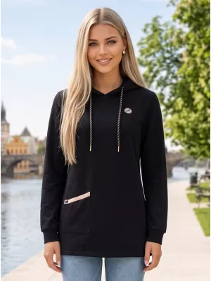 Dámska mikina ALTISPORT GITA ČIERNA