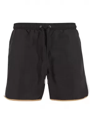 Pánske plavecké šortky URBAN CLASSICS TB7348 ČIERNA