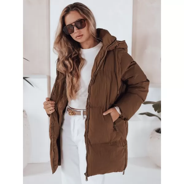  Dámska bunda DSTREET TY3245 KARAMEL 