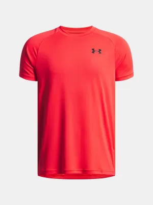 Chlapčenské tričko UNDER ARMOUR UA TECH 2.0 SS 1363284-714 ČERVENÁ