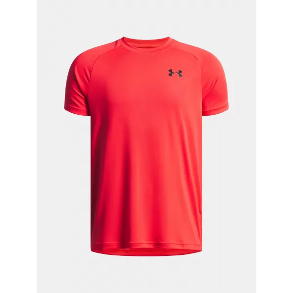  Chlapčenské tričko UNDER ARMOUR UA TECH 2.0 SS 1363284-714 ČERVENÁ 