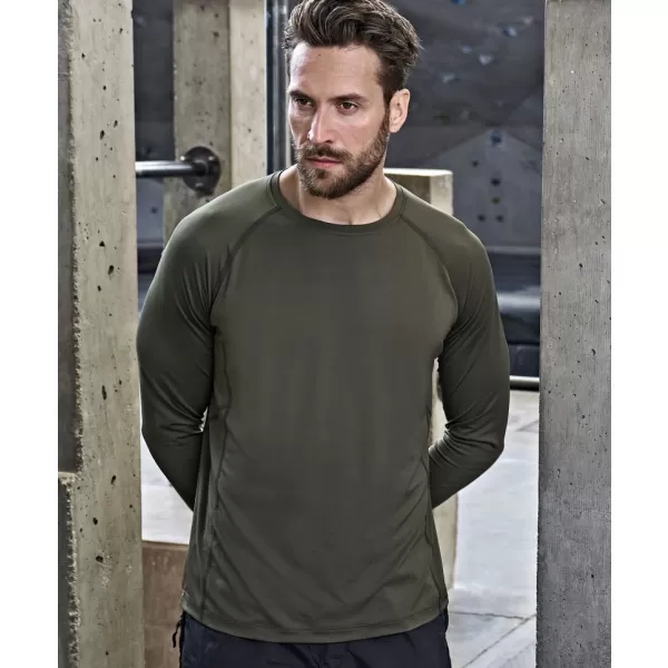  Pánske tričko TEE JAYS | TJ 7022 BLACK MELANGE 