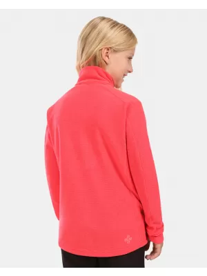 Detská fleecová mikina KILPI GLAMER-J ZJ0203KI RUŽOVÁ