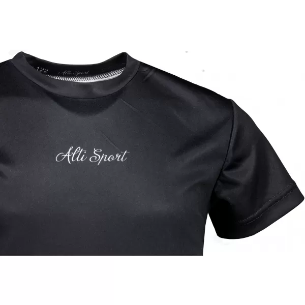  Detské prémiové funkčné tričko ALTISPORT VOJ/ALK075TR01 ČIERNA 
