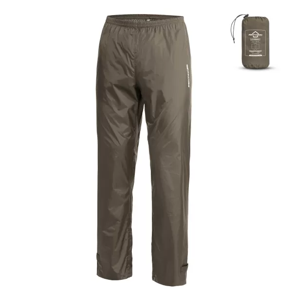  Nohavice PENTAGON CLOUDBURST PACKABLE UNISEX RAIN PANTS K07021 HNEDÁ ŠEDÁ 