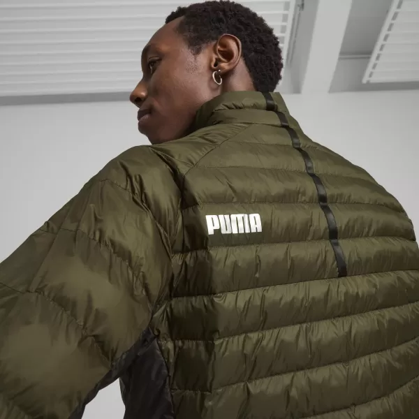  Sako PUMA PACKLITE JACKET 84935670 TMAVÁ OLIVA 