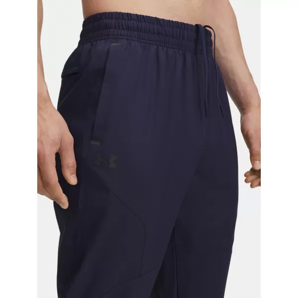  Pánske športové nohavice UNDER ARMOUR UA UNSTOPPABLE TAPERED PANTS 6003861-410 MODRÁ 
