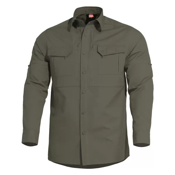  Pánska košeľa PENTAGON PLATO SHIRT K02019 RANGER ZELENÁ 