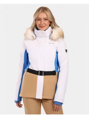 Dámska lyžiarska bunda KILPI CARRIE-W ZL0108KI BIELA