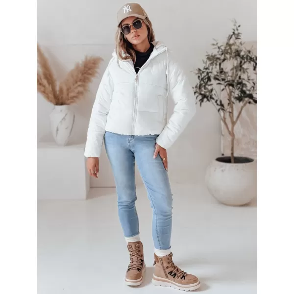  Dámska bunda DSTREET TY4952 BIELA 