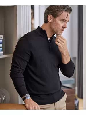 Pánsky sveter TEE JAYS | TJ 6010 NAVY