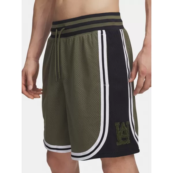  Pánske šortky UNDER ARMOUR UA M COURTSIDE SHORT 6004087-390 ZELENÁ 