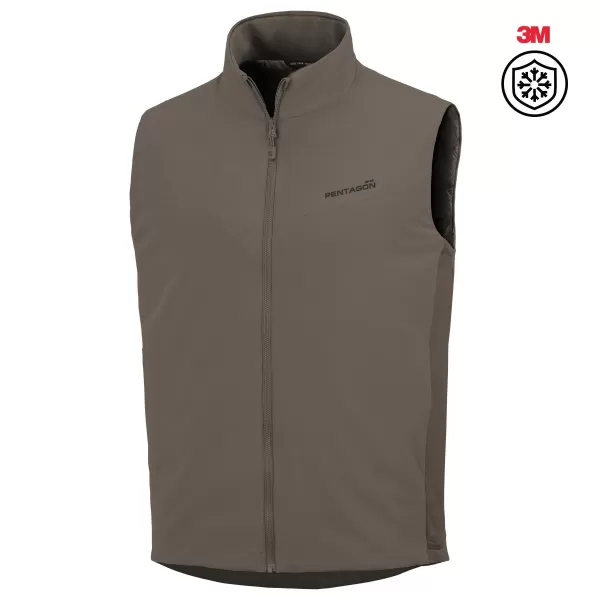  Pánska vesta PENTAGON LYNX 3M G INSULATION VEST K04017 HNEDÁ ŠEDÁ 