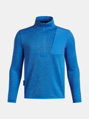 Chlapčenská mikina UNDER ARMOUR UA DRIVE HYBRID STORM SF HZ 6008816-402 MODRÁ
