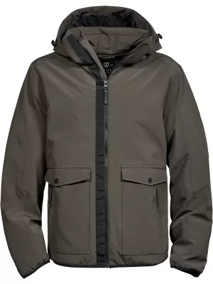 Pánska bunda TEE JAYS | TJ 9604 DARK OLIVE