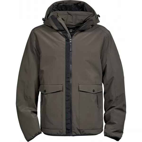  Pánska bunda TEE JAYS | TJ 9604 DARK OLIVE 