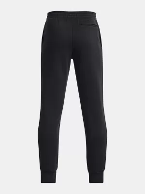 Chlapčenské tepláky UNDER ARMOUR UA RIVAL FLEECE JOGGERS 1379787-001 ČIERNA
