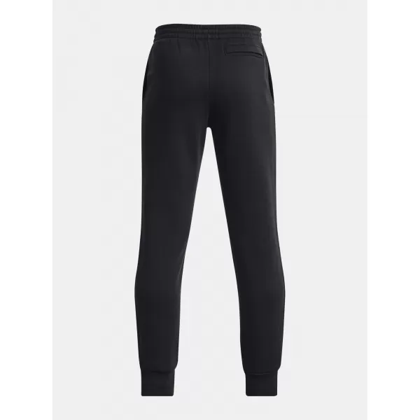  Chlapčenské tepláky UNDER ARMOUR UA RIVAL FLEECE JOGGERS 1379787-001 ČIERNA 