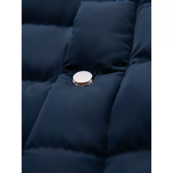  Pánska bunda OMBRE OM-JALP-0260 NÁMORNÍCKA MODRÁ 