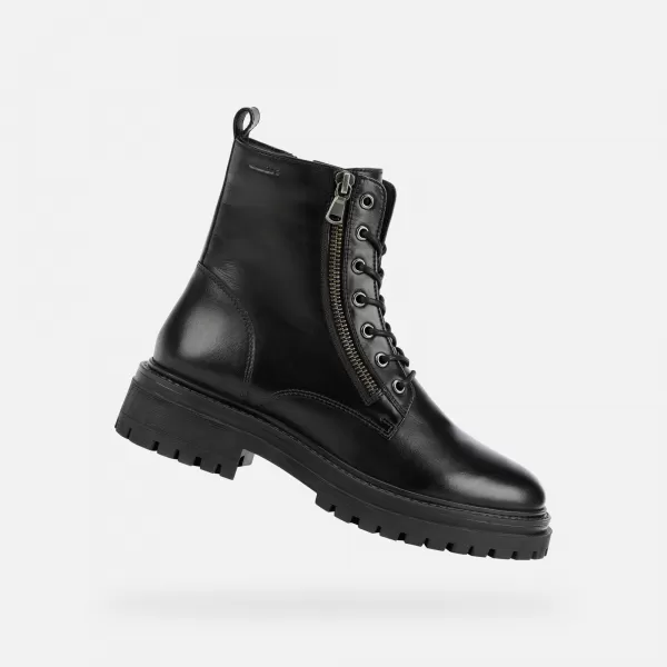  Dámske topánky GEOX IRIDEA G004094 ČIERNA 