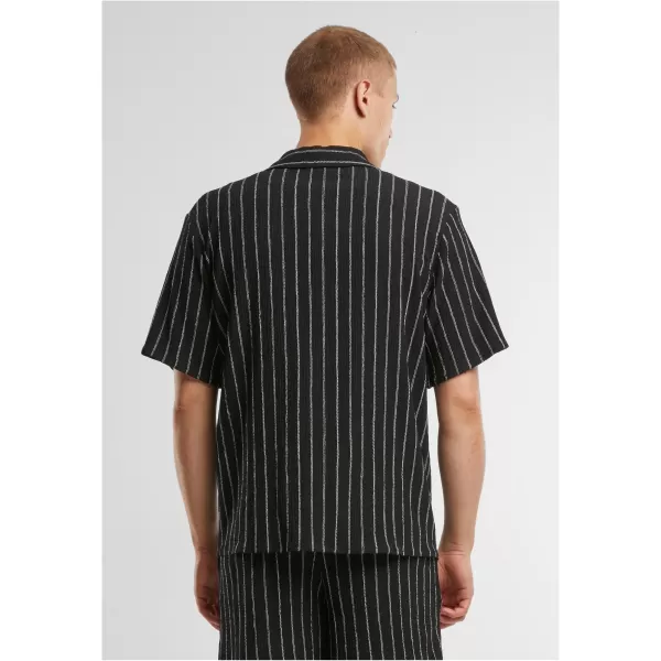  Pánska košeľa URBAN CLASSICS TB7342 ČIERNA/BIELA 