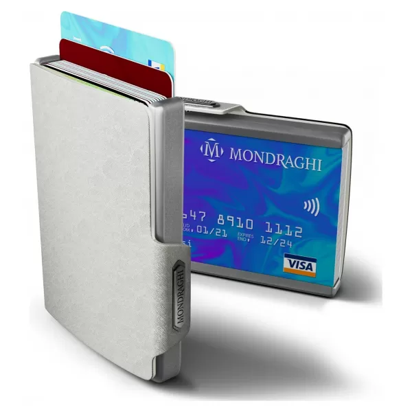  Peňaženka MONDRAGHI SAFFIANO STRIEBRO 