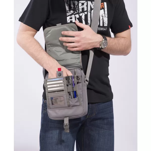  Taška PENTAGON MESSENGER SHOULDER BAG K16087 HNEDÁ ŠEDÁ 