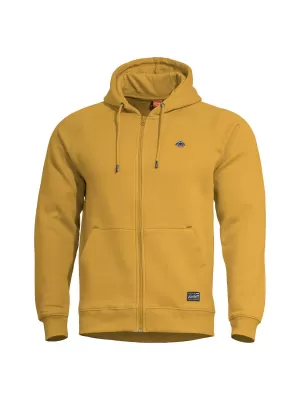 Mikina PENTAGON PHAETON HOOD ZIP SWEATER K09021 TOSKÁNSKA ŽLTÁ