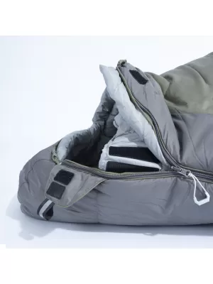 Spací vak PENTAGON MUMMY SLEEPING BAG 360GR/M² D19003 HNEDÁ ŠEDÁ/ZMES