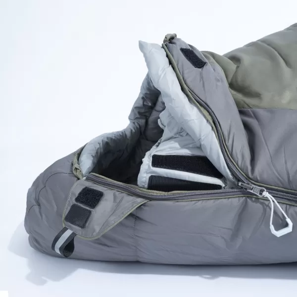  Spací vak PENTAGON MUMMY SLEEPING BAG 360GR/M² D19003 HNEDÁ ŠEDÁ/ZMES 