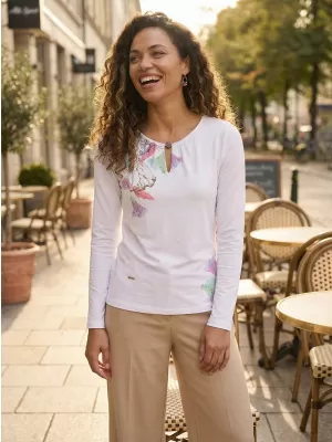 Dámske tričko ALTISPORT GLADYS BIELA