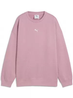 Dámska mikina PUMA ESS OVERSIZED CREW FL 68540065 PRIPRAVENÁ RUŽOVÁ