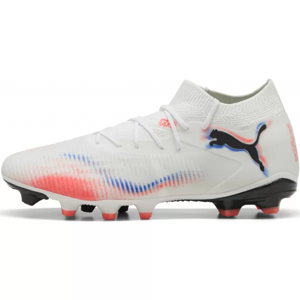  Pánske topánky PUMA FUTURE 8 MATCH FG/AG 10859301 WHITE/ BIELA/PUMA ČIERNA/ŽIARIACA ČERVENÁ 