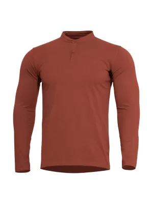 Košeľa PENTAGON ROMEO 2.0 HENLEY SHIRT K09016 GAŠTANOVOČERVENÁ