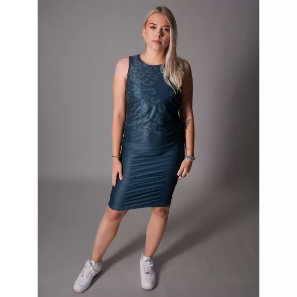  Dámske prémiové šaty ALTISPORT VOJ/ALW047SAT03 MODRÁ 